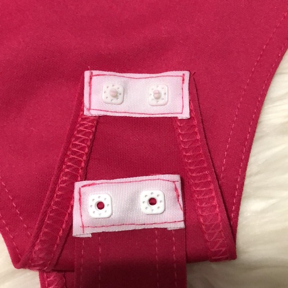 Boohoo tall puff sleeve body suit pink size 6 - Picture 6 of 7